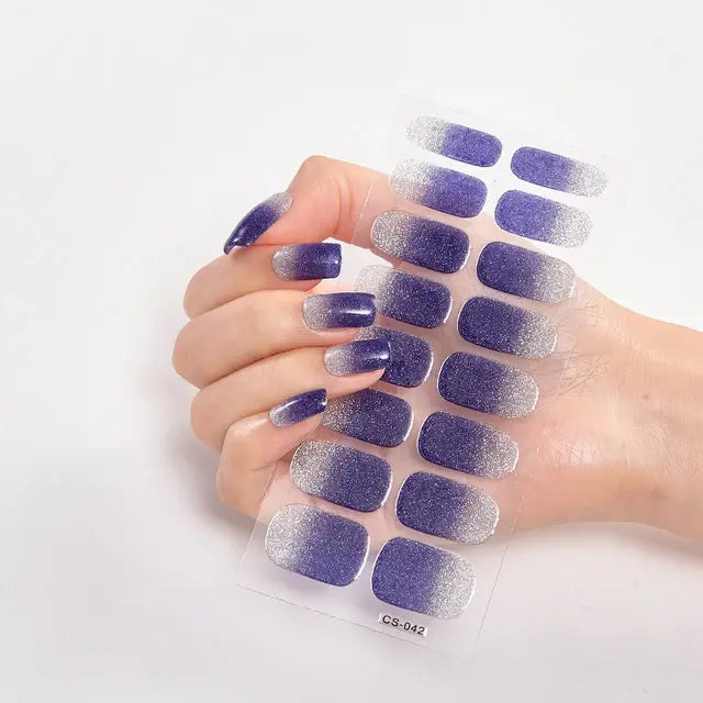 DIY Gel Nail Stickers